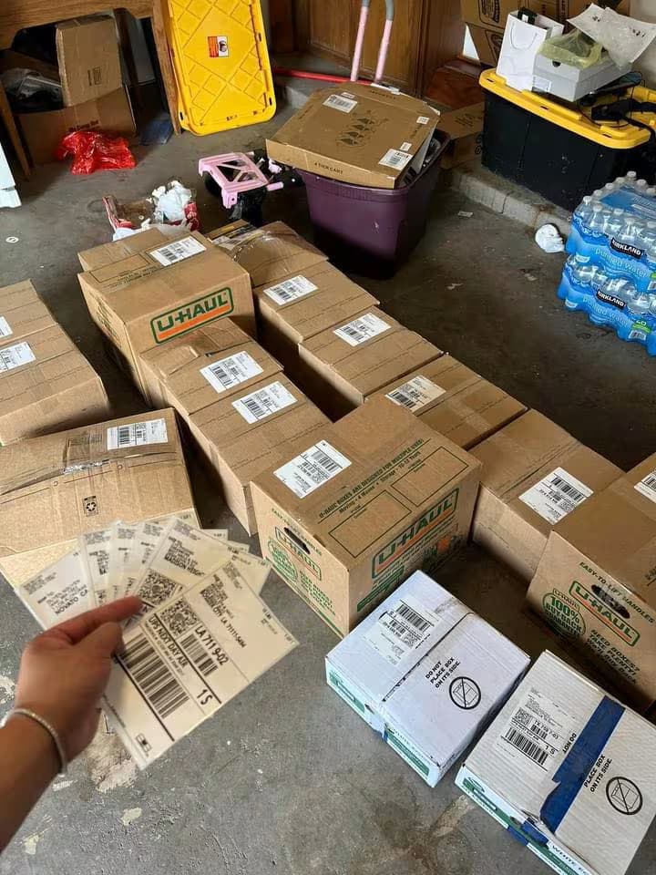 Premium shipping label example 1