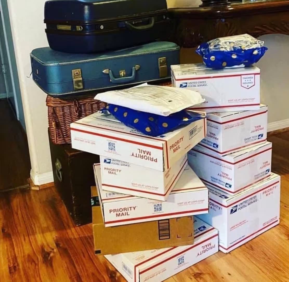 USPS Express label example 4