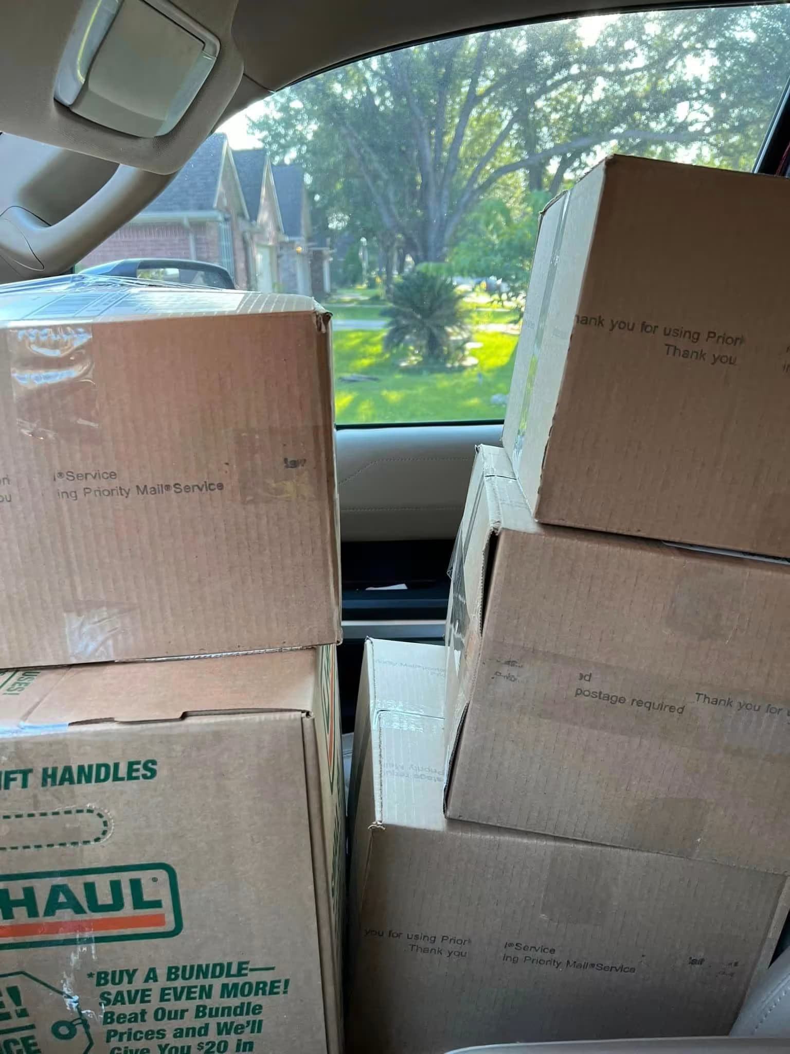 UPS Overnight label example 6